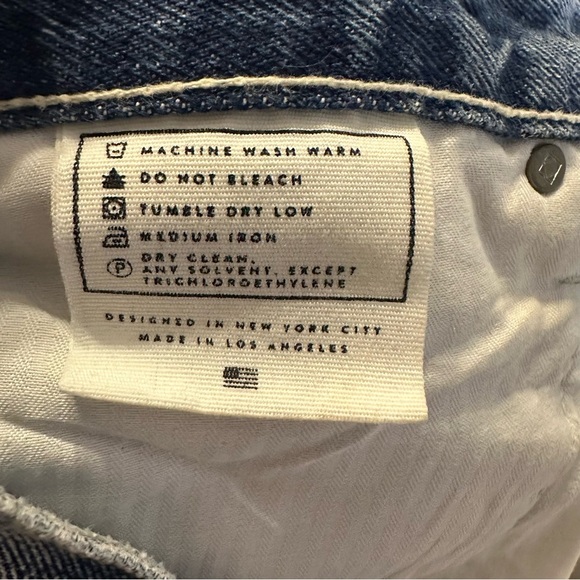 AYR Denim shorts Button fly Raw Hem Size 27 (B3 - Picture 9 of 15